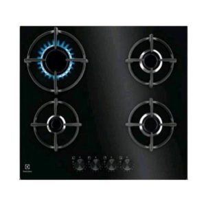 Electrolux egg64272k piano cottura a gas 4 fuochi piano in vetro nero