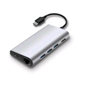 Nilox nlx-tc-8hubmlac docking station usb-c 3.1 1x hdmi 4k – 3x usb 3.0 – 1x usb-c type-c 3.1 – 1x sd reader – 1x micro sd reader- 1x ethernet