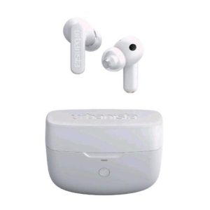 Urbanista atlanta auricolari wireless con cancellazione ibridi attiva del rumore cuffie resistenti agli spruzzi con bassi profondi bluetooth multipunto custodia di ricarica wireless pure white