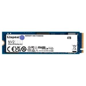 Kingston ssd 4.000gb m.2 2280 nvme pci express 4.0 lettura 3500 mb/s-scrittura 2800 mb/s