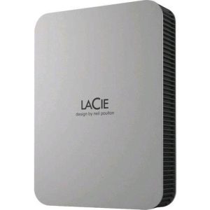Lacie mobile drive secure hdd esterno 4.000gb usb 3.2 (gen 1) tipo c crittografato self-encrypting drive (sed) grigio spazio