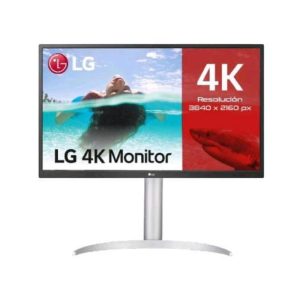 Lg 27up550p-w 27 led ips 4k ultra hd 16:9 60hz 5ms contrasto 1.000:1 amd freesync hdmi displayport silver nero