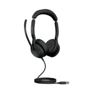 Jabra evolve2 50cuffie con microfono on-ear cablato usb-a bluetooth eliminazione rumore attivata tecnologia jabra air comfort nero