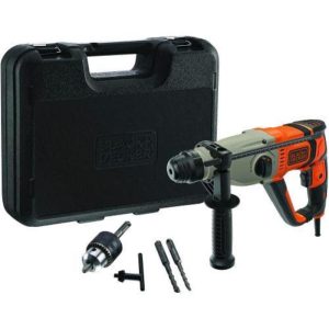 Black & decker martello tassellatore scalpellatore 800w con valigetta