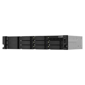 Qnap ts-864eu-8g nas chassis rack 2u celeron quad-core 2.9ghz ram 8gb-8 bay hdd/ssd 2.5/3.5 hot swap-2 porte lan rj-45 100/1000/2500 mbps colore nero