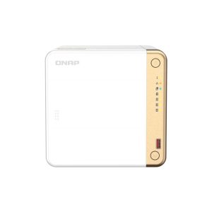 Qnap ts-462-4g server nas e di archiviazione tower collegamento ethernet lan bianco n4505