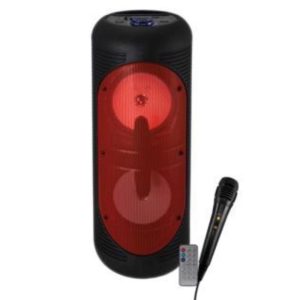 Karma hps t252r cassa audio amplificata 200w rosso