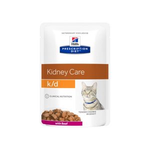 Hill’s k/d con Manzo Prescription Diet Feline Umido in Busta