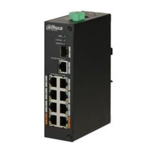 Switch 8p poe +1p sfp +1p gbit v2 unmanaged – industriale dahua