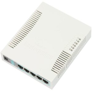 Mikrotik rb260gs gigabit ethernet (10-100-1000) supporto power over ethernet bianco