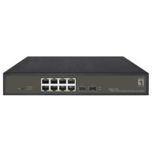 Levelone ges-2110p switch di rete gestito l2 gigabit ethernet 10-100-1000 supporto power over ethernet nero
