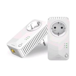 Strong powerline 600 v2 kit due adattatori 600 mbit/s 2 porte ethernet lan plug&play bianco
