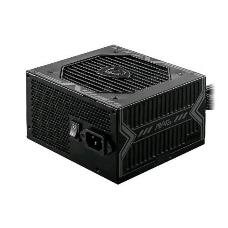 Msi mag a550bn alimentatore 550w 80 plus bronze atx psu 12v single-rail circuito dc-to-dc ventola 120mm black