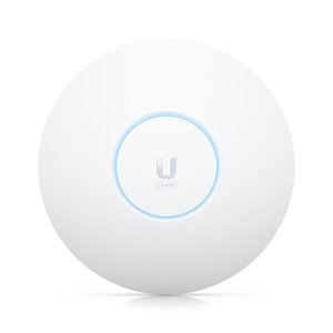 Ubiquiti u6-enterprise access point wireless tri band 2.4/5/6 ghz 4800 mbit/s 4x4 mimo 2.5gbe uplink poe 600+ dispositivi parete/soffitto