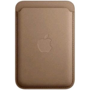 Apple portafoglio magsafe in tessuto finewoven per iphone taupe
