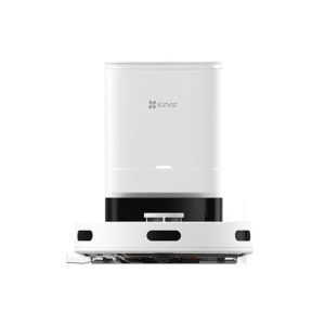 Ezviz re4 plus robot aspirapolvere lavapavimenti con base svuotapolvere potenza aspirazione 4000pa serbatio 300ml bianco
