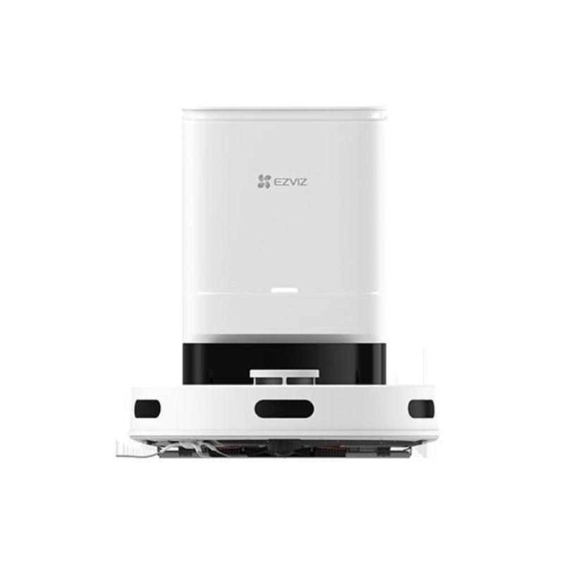 Ezviz re4 plus robot aspirapolvere lavapavimenti con base svuotapolvere potenza aspirazione 4000pa serbatio 300ml bianco