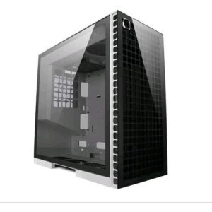 Geometric future m6 cezanne case mid tower vetro temperato mini itx/matx/atx/e-atx bianco-nero