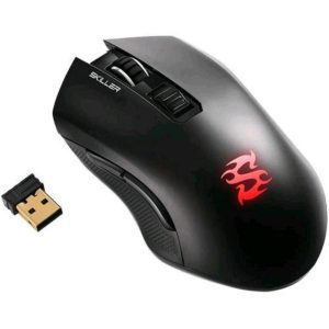 Sharkoon skiller sgm3 mouse gaming rgb ottico dual mode wireless e cavo nero