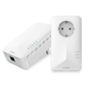 Strong powerline wifi 1000 duo kit di 1 adattatore powerline 1000 + 1 adattatore powerline wi-fi 1000 1000 mbit/s bianco