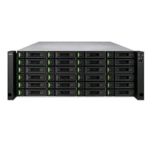 Qsan xn8024d unified storage nas chassis rack 4u xeon d-1527 2.2ghz ram 16gb-24 bay ssd/hdd 2.5/3.5 3xrj-45 colore nero