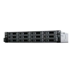 Synology rackstation rs2423rp+ nas chassis rack 2u mad ryzen v1780b ram 8gb-12 bay hdd/ssd 2.5/3.5 lan 10/100/1000/10000 mbps colore nero/grigio