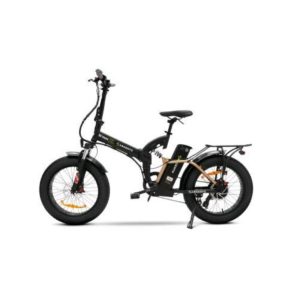 Argento bimax xl bicicletta elettrica 500w a pedalata assistita ruote da 4 x 20 velocita 25 km/h autonomia 50/80 km full suspension nero