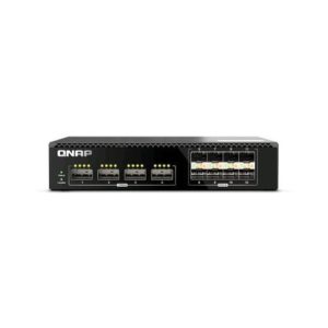 Qnap qsw-m7308r-4x switch 12 porte gestito l2 4 x 100gbe sfp + 8 x 25gbe sfp