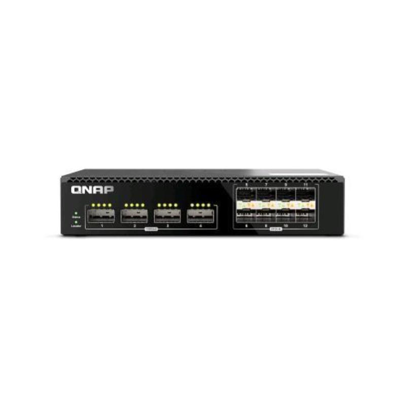 Qnap qsw-m7308r-4x switch 12 porte gestito l2 4 x 100gbe sfp + 8 x 25gbe sfp