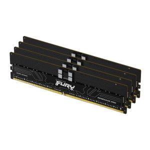 Kingston fury renegade pro xmp kit memoria ram 4x16gb tot 64gb 6.000mhz tipologia dimm tecnologia ddr5 cas 32 black