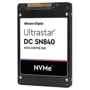 Western digital ultrastar sn840 ssd interno 3d tlc nvme 15.400gb interfaccia pci express 3.1 formato 2.5