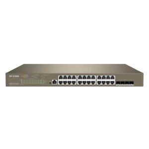 Ip-com g5328xp-24-410w switch gestito l3 24 porte ethernet 10/100/1000 base-t poe - 4 porte sfp+ 10g base-x - 3 porte uplink 10g