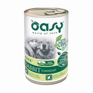 Oasy Umido Monoproteico Coniglio per Cani 400gr