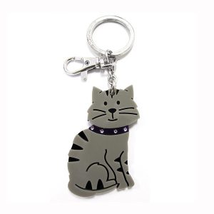 FouFou Portachiavi Gattino Grigio