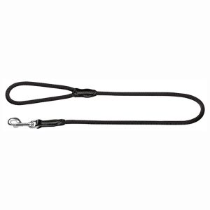 Hunter Guinzaglio Tubolare Nero per Cani