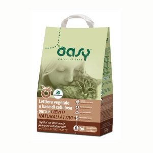 Oasy Lettiera Vegetale Cellulosa e Lieviti