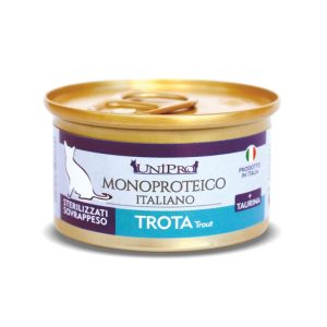 Unipro Monoproteico alla Trota Umido per Gatti 85gr