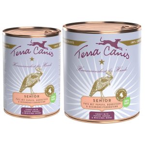 Terra Canis Senior Tacchino con Papaya, Borragine ed Erbe Officinali
