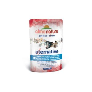 Almo Nature Gatto Alternative Tonno Atlantico per Gatti 55gr Peso Confezione 55 g