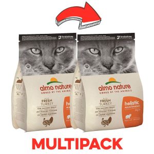 Almo Nature Holistic Adult Tacchino per Gatti Peso Confezione 2 Kg – KIT 2x