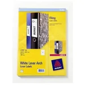 Avery L7171-25 Etichetta Autoadesiva Bianco 100 Pz