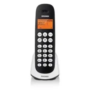Brondi Adara Telefono Dect Identificatore Di Chiamata Nero, Bianco