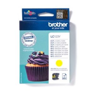 Brother Lc123y Cartuccia D'inchiostro 1 Pz Originale Giallo