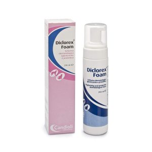 Candioli Diclorex Foam Schiuma Dermatologica per Cani e Gatti Capacità  200 ml