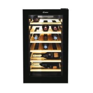 Candy Divino Cwcel 210/n Cantinetta Vino Con Compressore Libera Installazione Nero 21 Bottiglia/bottiglie