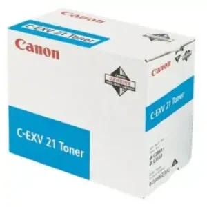 Canon C-exv 21 Cartuccia Toner 1 Pz Originale Ciano