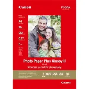 Canon Carta Fotografica Plus Glossy Ii Pp-201 A4 - 20 Fogli