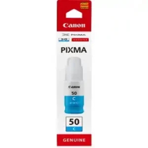 Canon Gi-50 C, Resa Elevata, Flacone D'inchiostro, Ciano