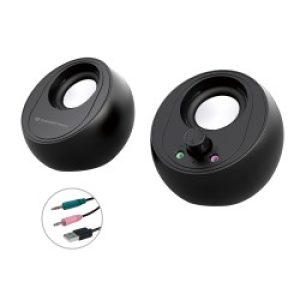Conceptronic Bjorn01b Altoparlante 2-vie Nero Con Cavo E Senza 10 W