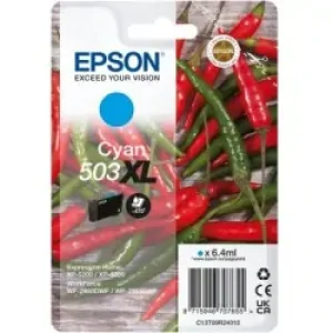 Epson 503xl Cartuccia D'inchiostro 1 Pz Originale Resa Elevata (xl) Ciano